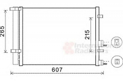VAN WEZEL 82005244 -  Конденсатор, кондиционер